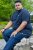 D555 SANDFORD Double Layer On Neck Ribs And Hem Waffle Textured T-Shirt Navy - Тениски - мъжки тениски големи размери