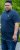 D555 SANDFORD Double Layer On Neck Ribs And Hem Waffle Textured T-Shirt Navy - Тениски - мъжки тениски големи размери