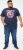 D555 ROGERS Official Captain America Printed T-Shirt Dark Navy - Тениски - мъжки тениски големи размери
