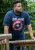 D555 ROGERS Official Captain America Printed T-Shirt Dark Navy - Тениски - мъжки тениски големи размери