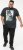 D555 MARTIN Official Batman Printed T-Shirt Washed Black - Тениски - мъжки тениски големи размери