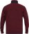 D555 HIRALDO Quarter Neck Pique Fleece Sweatshirt With Chest Embroidery Red - Суичъри & cуичъри с качулка - мъжки суичъри големи размери