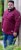 D555 HIRALDO Quarter Neck Pique Fleece Sweatshirt With Chest Embroidery Red - Суичъри & cуичъри с качулка - мъжки суичъри големи размери