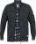 D555 ABERDARE Knitted Zip Through Sweater With Bonded Check Lining Charcoal Marl - Суичъри & cуичъри с качулка - мъжки суичъри големи размери