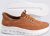 D555 Dartford 1 Kingsize Hands Free Shoes Pu & Faux Suede Top Tan - Мъжки oбувки 40-52 - 