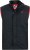 D555 FELIPE Zip Through Padded Gilet With Contrast Colour Lining And Rubber Badge Black - Якета - мъжки якета големи размери