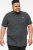 D555 ORSTON Reno Fabric Crew Neck T-Shirt With Chest Embroidery Black Reno - Тениски - мъжки тениски големи размери