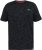 D555 ORSTON Reno Fabric Crew Neck T-Shirt With Chest Embroidery Black Reno - Тениски - мъжки тениски големи размери