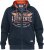 D555 HAMILTON Full Zip Hoody With Authentic 1996 Chest Print Denim - Суичъри & cуичъри с качулка - мъжки суичъри големи размери