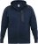 D555 GABRIEL Couture Zip Through Hoody With Reversible Zips Navy - Суичъри & cуичъри с качулка - мъжки суичъри големи размери