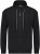 Adamo Athen Hoodie with Zipper Black - Суичъри & cуичъри с качулка - мъжки суичъри големи размери