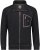 Adamo Manuel Sweatshirt with Zipper Black - Суичъри & cуичъри с качулка - мъжки суичъри големи размери