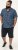 D555 Hartlepool Short Sleeve Vintage Car AOP Stretch Shirt Blue - Ризи - мъжки ризи големи размери