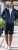 D555 Ealing Lightweight Zip Through Jacket With Zip Pockets Navy - Якета - мъжки якета големи размери