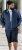 D555 Ealing Lightweight Zip Through Jacket With Zip Pockets Navy - Якета - мъжки якета големи размери