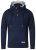 D555 Lorenzo Half zip Hoodie Navy - Суичъри & cуичъри с качулка - мъжки суичъри големи размери