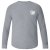 D555 Plato Long Sleeve T-shirt Grey - Тениски - мъжки тениски големи размери