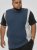 D555 Neath Cut And Sew Crew Neck T-Shirt Denim - Тениски - мъжки тениски големи размери