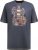 D555 Stockport Multi Coloured Guitar Printed T-Shirt Denim - Тениски - мъжки тениски големи размери