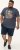D555 Stockport Multi Coloured Guitar Printed T-Shirt Denim - Тениски - мъжки тениски големи размери