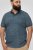 D555 Woolwich AOP Polo Shirt With Ribbed Collar Blue - Поло тениски - мъжки тениски с яка големи размери