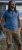 D555 Woolwich AOP Polo Shirt With Ribbed Collar Blue - Поло тениски - мъжки тениски с яка големи размери