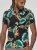 D555 Selby Hawaiian AOP Short Sleeve Revere Collar Shirt Black - Ризи - мъжки ризи големи размери