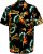 D555 Selby Hawaiian AOP Short Sleeve Revere Collar Shirt Black - Ризи - мъжки ризи големи размери