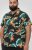 D555 Selby Hawaiian AOP Short Sleeve Revere Collar Shirt Black - Ризи - мъжки ризи големи размери
