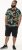 D555 Selby Hawaiian AOP Short Sleeve Revere Collar Shirt Black - Ризи - мъжки ризи големи размери