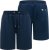 D555 Spalding Elasticated Waist Interlock Shorts Navy - Спортни панталони & Kъси панталони - мъжки спортни панталони големи размери