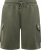 D555 Wigan 1 Elasticated Waist Fleece Cargo Shorts Khaki - Спортни панталони & Kъси панталони - мъжки спортни панталони големи размери