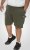 D555 Wigan 1 Elasticated Waist Fleece Cargo Shorts Khaki - Спортни панталони & Kъси панталони - мъжки спортни панталони големи размери