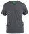 D555 Signature V-neck T-shirt Charcoal - Тениски - мъжки тениски големи размери