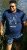 D555 Cameron Official Terminator Printed Crew Neck T-Shirt Dark Navy - Тениски - мъжки тениски големи размери