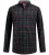 D555 Horsham Long Sleeve Shirt with Chest Pocket Burgundy/Black Check - Ризи - мъжки ризи големи размери