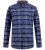 D555 Shrewsbury Long Sleeve with Chest Pocket Blue/Navy Check TALL SIZES - МЪЖКО ОБЛЕКЛО MT-6XLT - дрехи за високи мъже