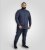 D555 Middlesbrough Long Sleeve AOP Micro Blue Shirt Navy - Ризи - мъжки ризи големи размери