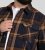 D555 Aldershot Long Sleeve Heavy Shacket Overshirt Tan/Navy Check - Ризи - мъжки ризи големи размери