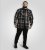 D555 Falkirk Long Sleeve Heavy Shacket Overshirt Black/Grey - Ризи - мъжки ризи големи размери