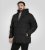 D555 Wolverhampton Quilted Padded Jacket with Hood Black - Якета - мъжки якета големи размери