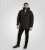D555 Wolverhampton Quilted Padded Jacket with Hood Black - Якета - мъжки якета големи размери