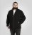 D555 Louth Micro Fleece Jacket with Sherpa Lining Black - Якета - мъжки якета големи размери