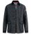 D555 Harborough Quilted Jacket with Corduroy Collar Black - Якета - мъжки якета големи размери