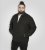 D555 Epsom Harrington Jacket with Zip Through Collared Melton Black - Якета - мъжки якета големи размери