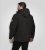 D555 Fretwell Padded Softshell Jacket with Detachable Hood Black - Якета - мъжки якета големи размери