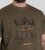 D555 Stockton Gorilla Playing Drums Crew Neck T-Shirt Khaki - Тениски - мъжки тениски големи размери