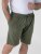 D555 Mitchell 1 Stretch Къси Панталони с Еластична Талия Khaki - Спортни панталони & Kъси панталони - мъжки спортни панталони големи размери