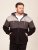 D555 Fitzgerald Zip Through Hoody With Cut & Sew Panels Черно - Суичъри & cуичъри с качулка - мъжки суичъри големи размери