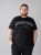 Jack & Jones CALEB VARSITY O-Neck T-Shirt Black - Тениски - мъжки тениски големи размери